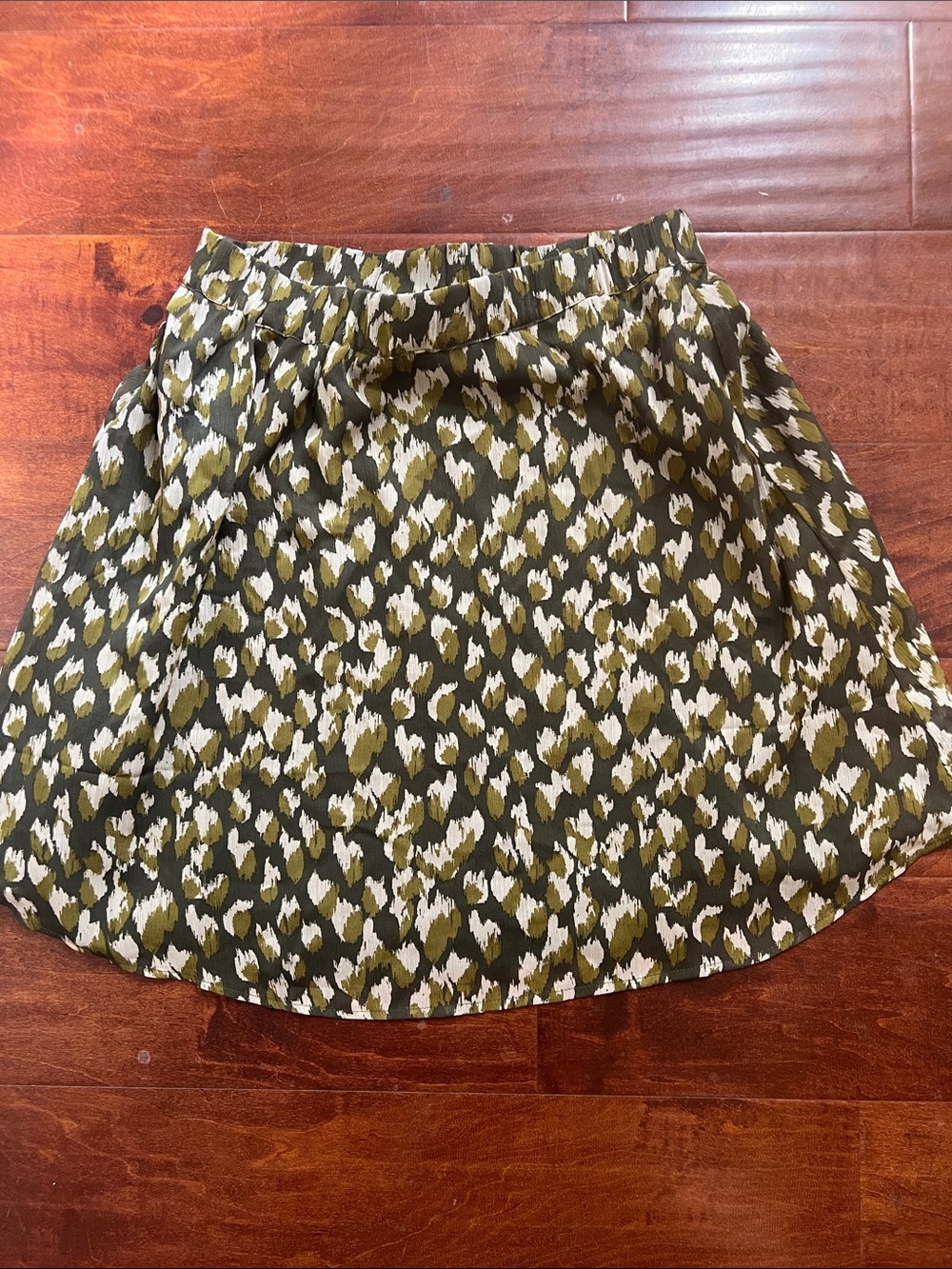 Banana Republic Flowy Olive Green Skirt